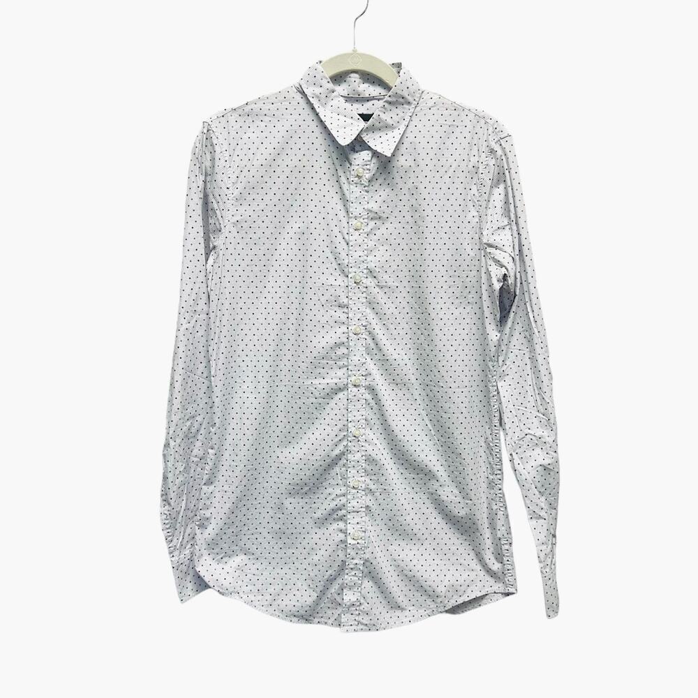 Dsquared2 Button Up Shirt Cotton Polka Dot Print Men’s Size 48